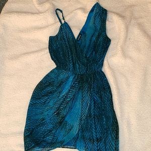 Turquoise Bebe dress